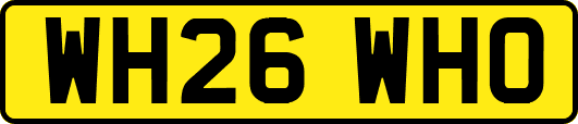 WH26WHO