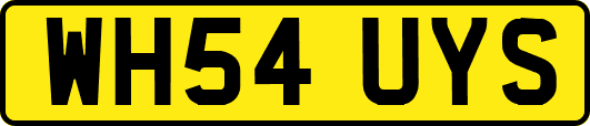 WH54UYS