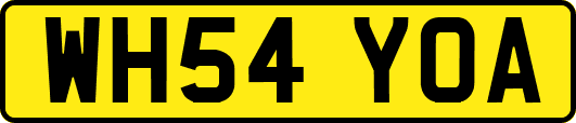 WH54YOA