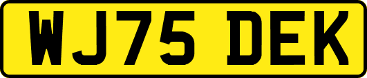 WJ75DEK