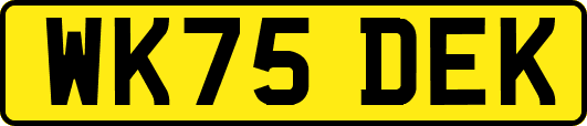 WK75DEK