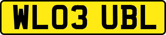 WL03UBL