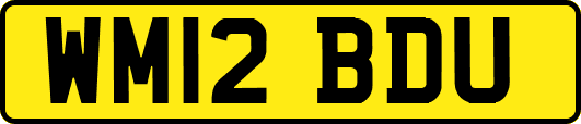 WM12BDU