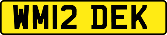 WM12DEK