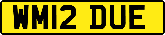 WM12DUE