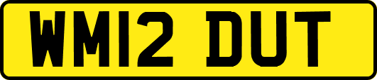 WM12DUT