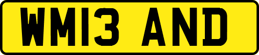 WM13AND