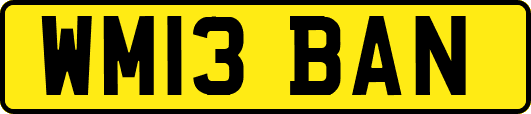 WM13BAN