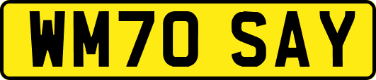 WM70SAY