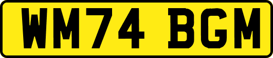 WM74BGM