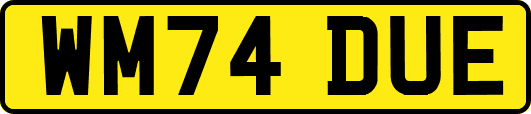 WM74DUE