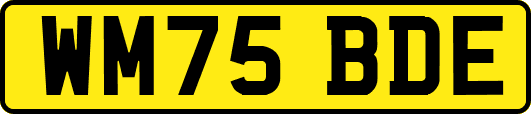 WM75BDE