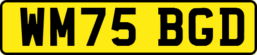 WM75BGD