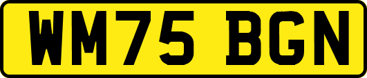 WM75BGN