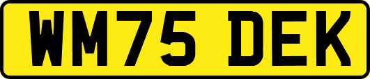 WM75DEK