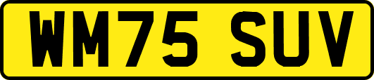 WM75SUV