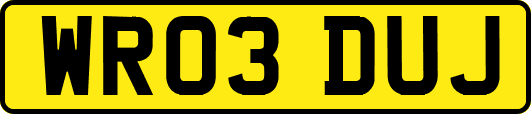 WR03DUJ