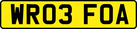 WR03FOA