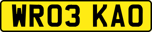 WR03KAO