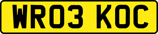 WR03KOC