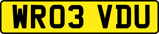 WR03VDU