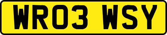 WR03WSY