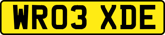 WR03XDE