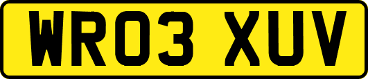 WR03XUV