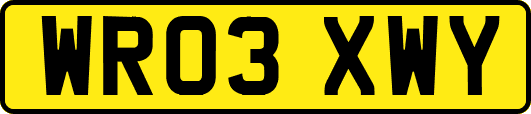 WR03XWY