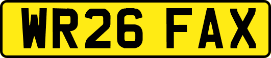 WR26FAX