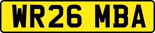 WR26MBA