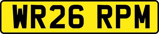 WR26RPM