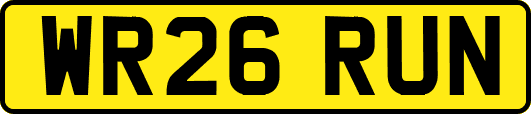 WR26RUN