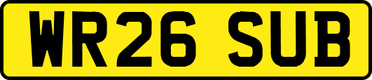 WR26SUB