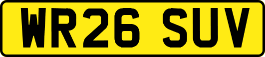 WR26SUV