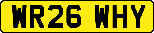 WR26WHY