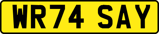 WR74SAY
