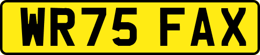 WR75FAX