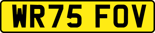 WR75FOV