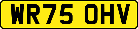WR75OHV