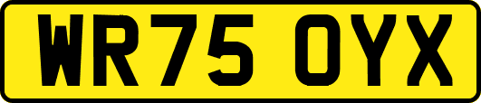 WR75OYX