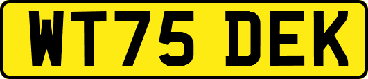 WT75DEK