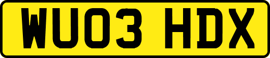 WU03HDX