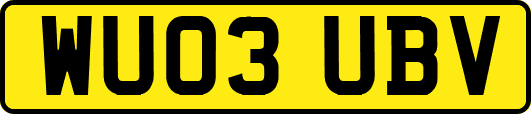 WU03UBV