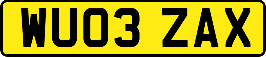 WU03ZAX
