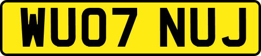 WU07NUJ