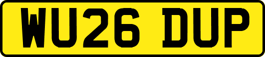 WU26DUP