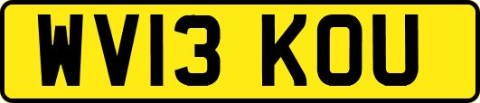 WV13KOU