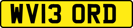 WV13ORD