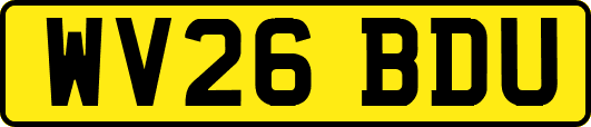 WV26BDU